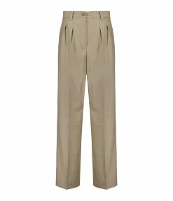 A.P.C. Pantalon Tressie Laine Beige Chiné