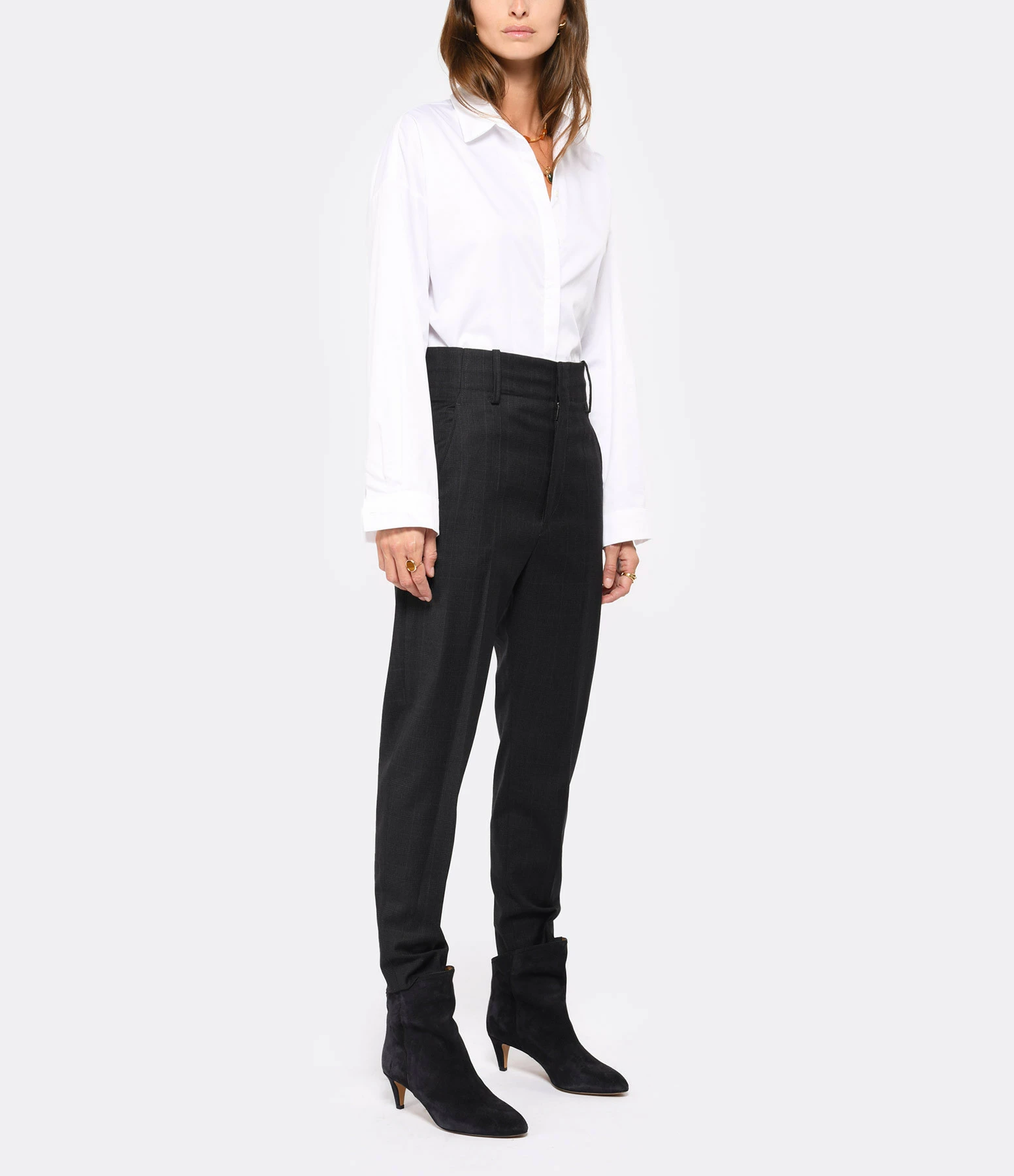 ISABEL MARANT ÉTOILE Pantalon Noah Coton Anthracite 6 ISABEL MARANT ÉTOILE Pantalon Noah Coton Anthracite - Image 6