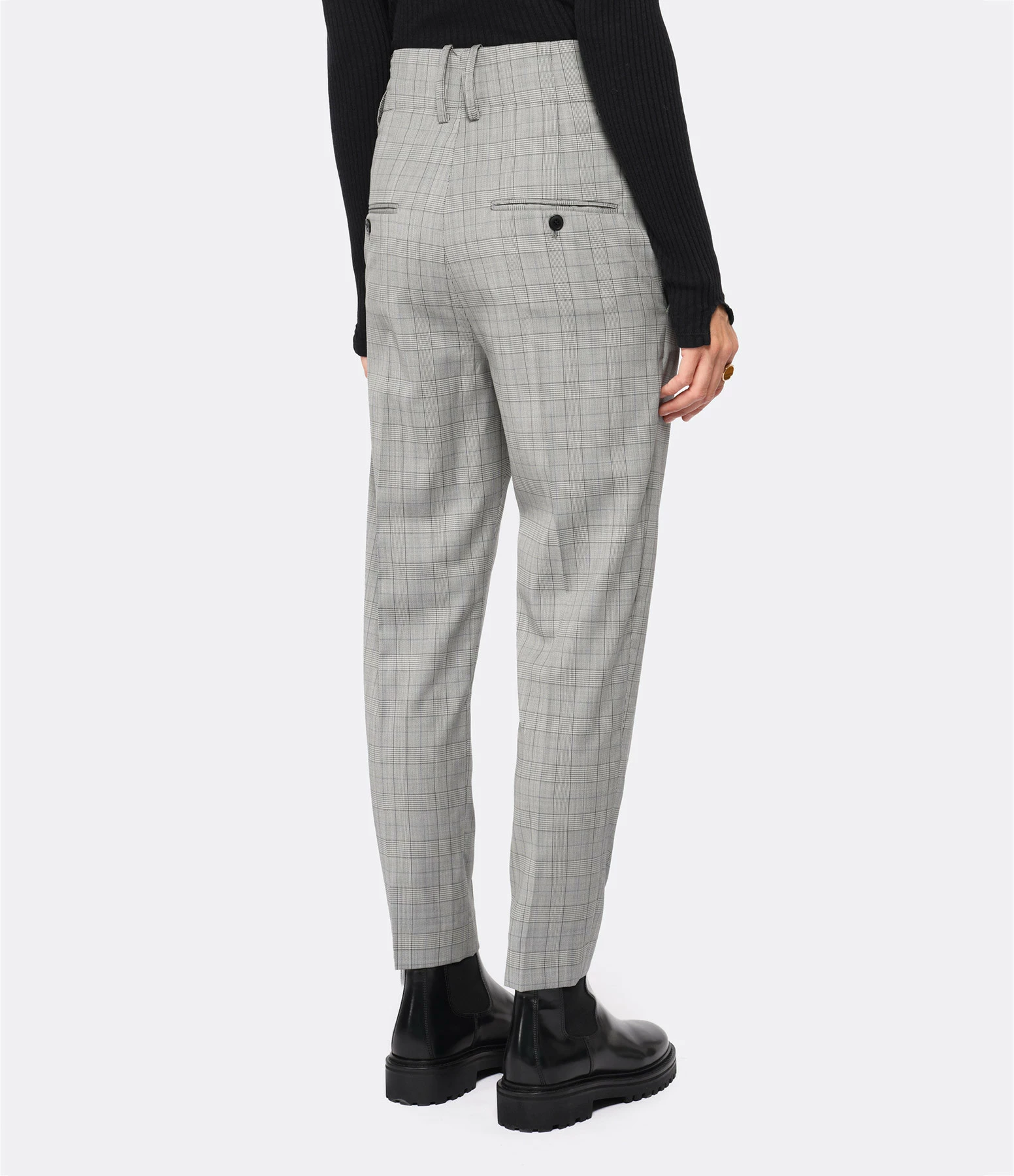 ISABEL MARANT ÉTOILE Pantalon Noah Coton Gris 5 ISABEL MARANT ÉTOILE Pantalon Noah Coton Gris - Image 5