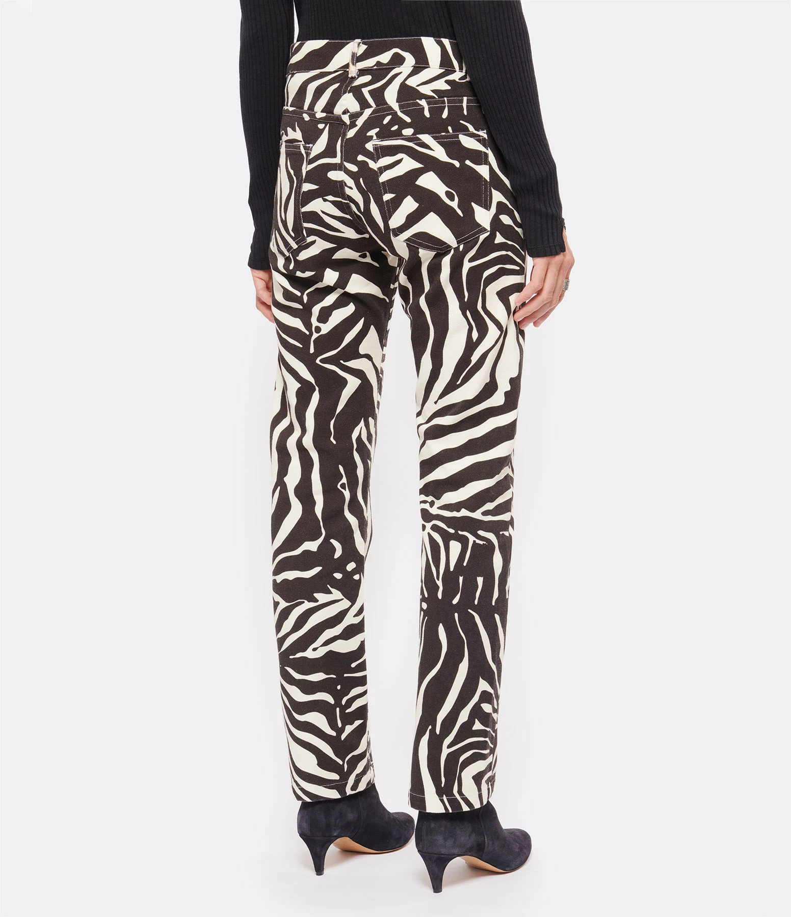 LA PRESTIC OUISTON Pantalon Yep Coton Zèbre 5 LA PRESTIC OUISTON Pantalon Yep Coton Zèbre - Image 5