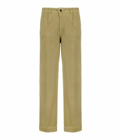 VANESSA BRUNO Pantalon Silver Coton Beige Mastic