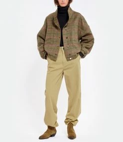 VANESSA BRUNO Pantalon Silver Coton Beige Mastic 7 VANESSA BRUNO Pantalon Silver Coton Beige Mastic -Boutique UGG unnamed file 1759