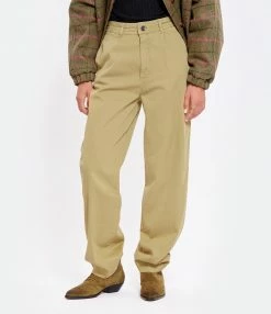 VANESSA BRUNO Pantalon Silver Coton Beige Mastic 8 VANESSA BRUNO Pantalon Silver Coton Beige Mastic -Boutique UGG unnamed file 1760