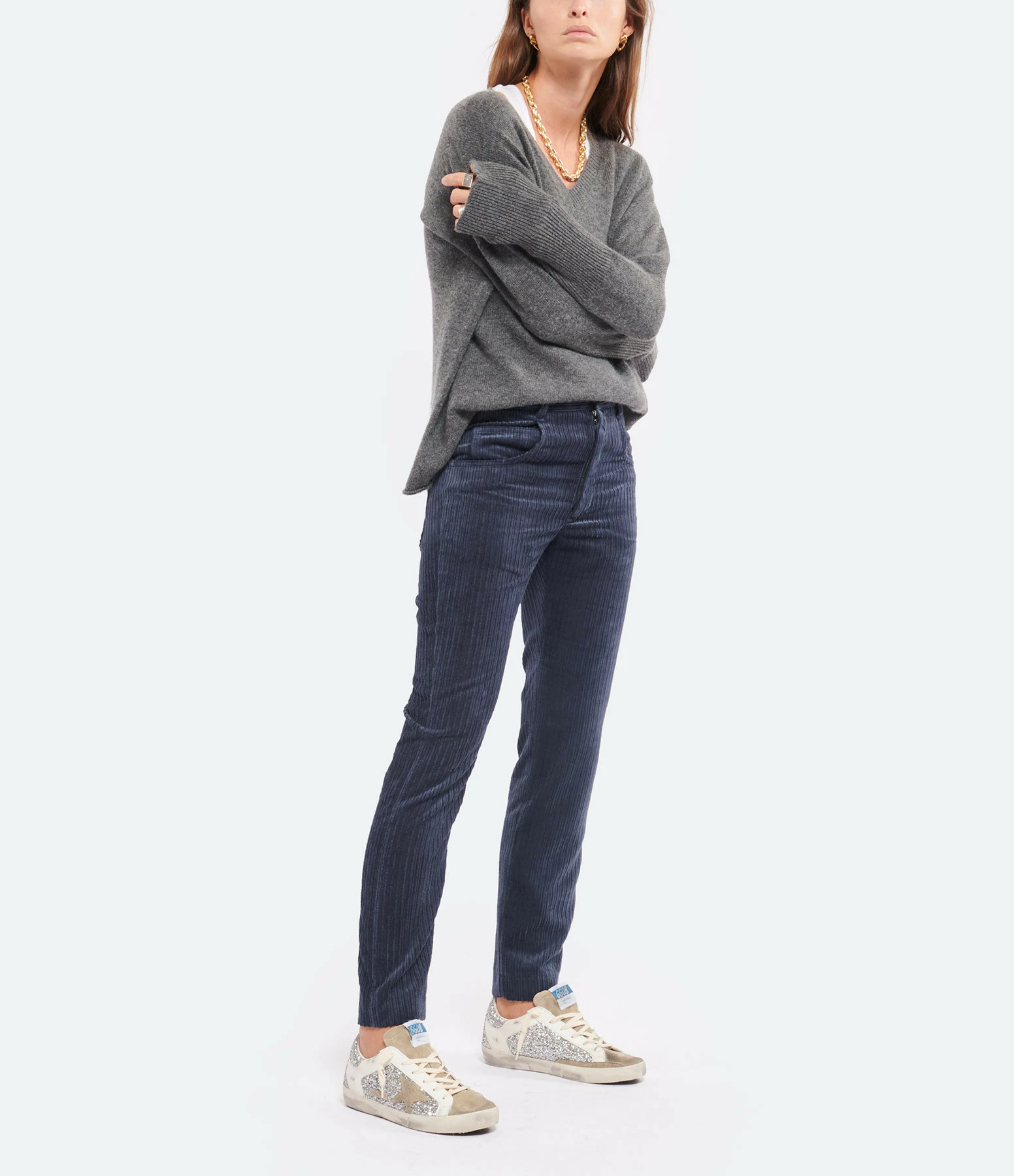 ISABEL MARANT Pantalon Meeroya Bleu Nuit 3 ISABEL MARANT Pantalon Meeroya Bleu Nuit - Image 3