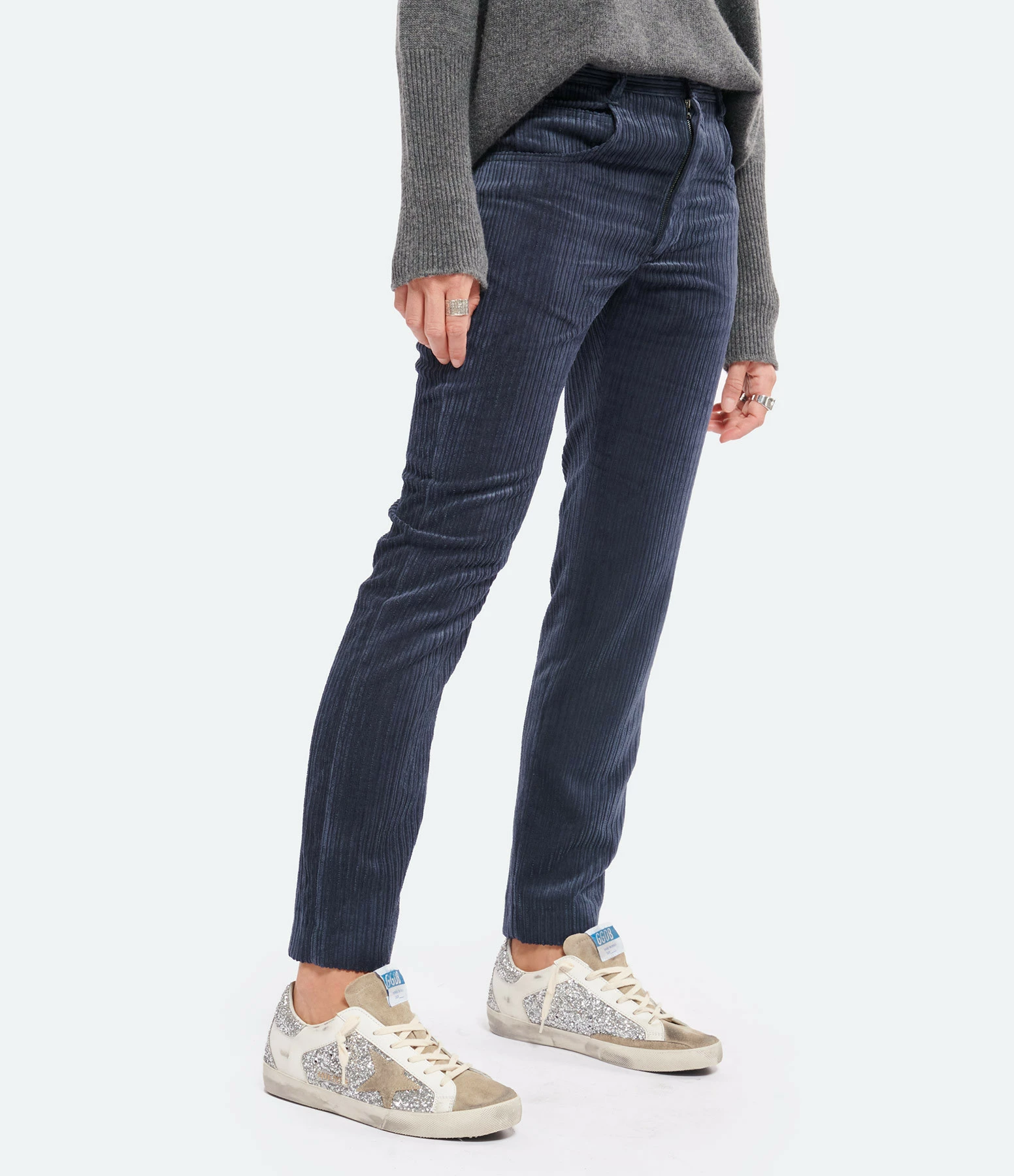 ISABEL MARANT Pantalon Meeroya Bleu Nuit 4 ISABEL MARANT Pantalon Meeroya Bleu Nuit - Image 4