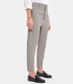ISABEL MARANT Pantalon Lagoa Coton Gris -Boutique UGG unnamed file 1785