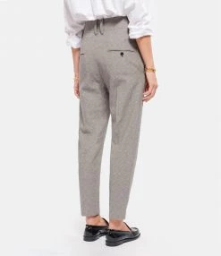ISABEL MARANT Pantalon Lagoa Coton Gris -Boutique UGG unnamed file 1786