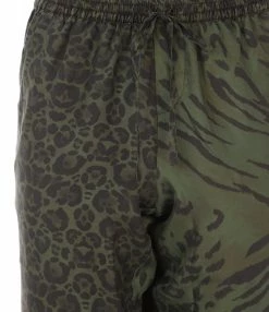 Alternative view of PIERRE-LOUIS MASCIA Pantalon Aloe Soie Imprimé Animal Vert