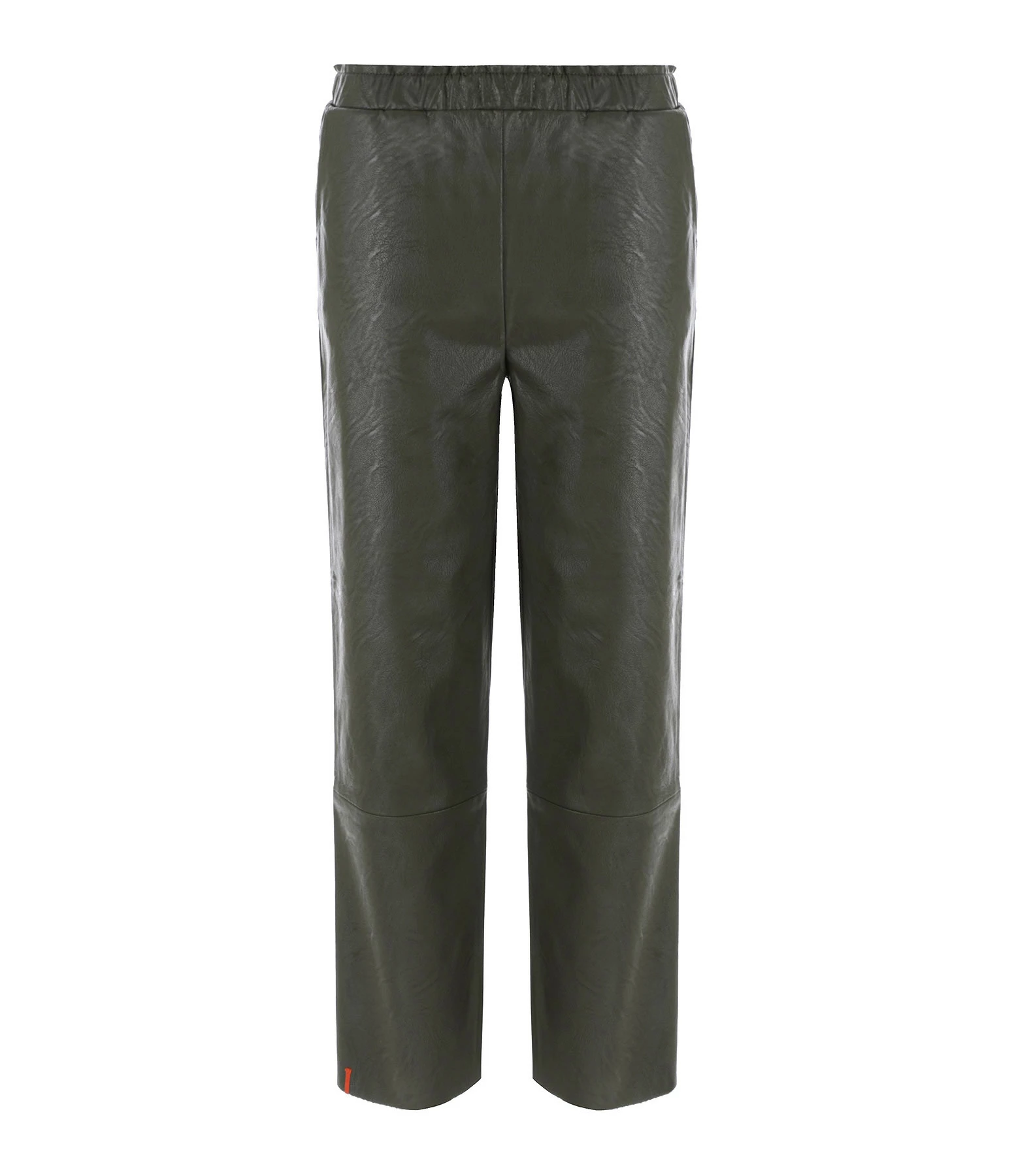 MAEVY MOUVEMENT LIBRE Pantalon Cuir Vegan Kaki 1 MAEVY MOUVEMENT LIBRE Pantalon Cuir Vegan Kaki