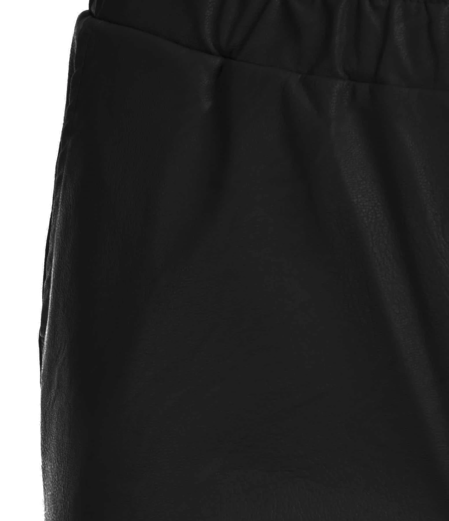 MAEVY MOUVEMENT LIBRE Pantalon Cuir Vegan Noir 2 MAEVY MOUVEMENT LIBRE Pantalon Cuir Vegan Noir - Image 2