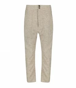 ISABEL MARANT ÉTOILE Pantalon Praluniae Coton Beige