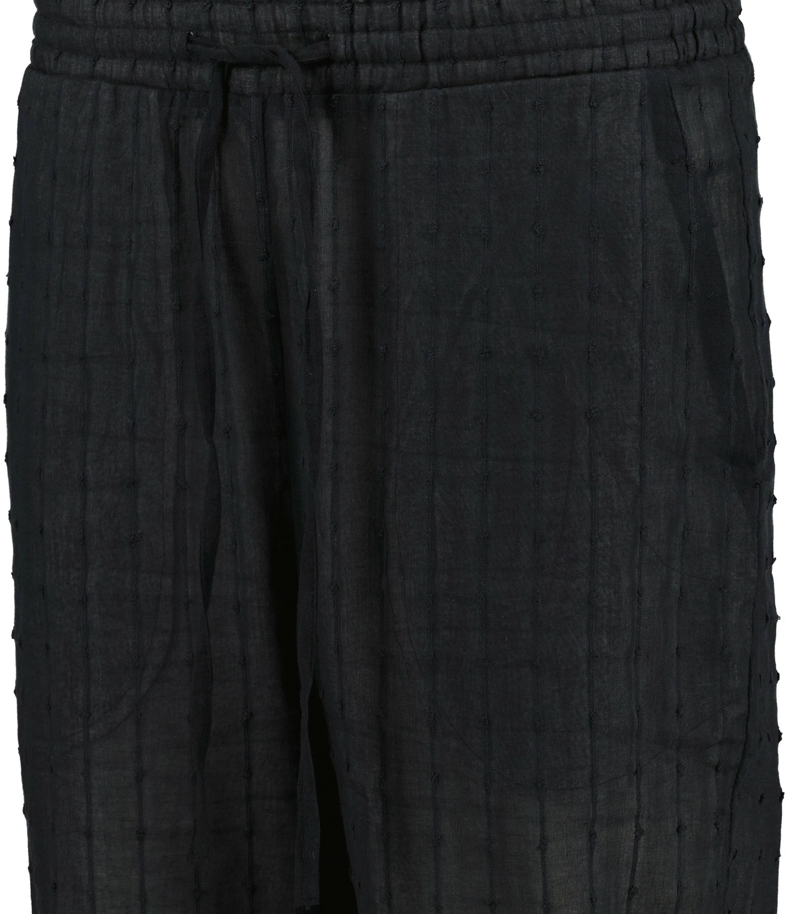 MES DEMOISELLES Pantalon Orso Coton Noir 2 MES DEMOISELLES Pantalon Orso Coton Noir - Image 2