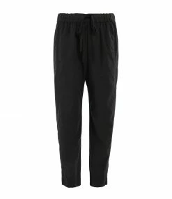 XIRENA Pantalon Fin Draper Coton Noir