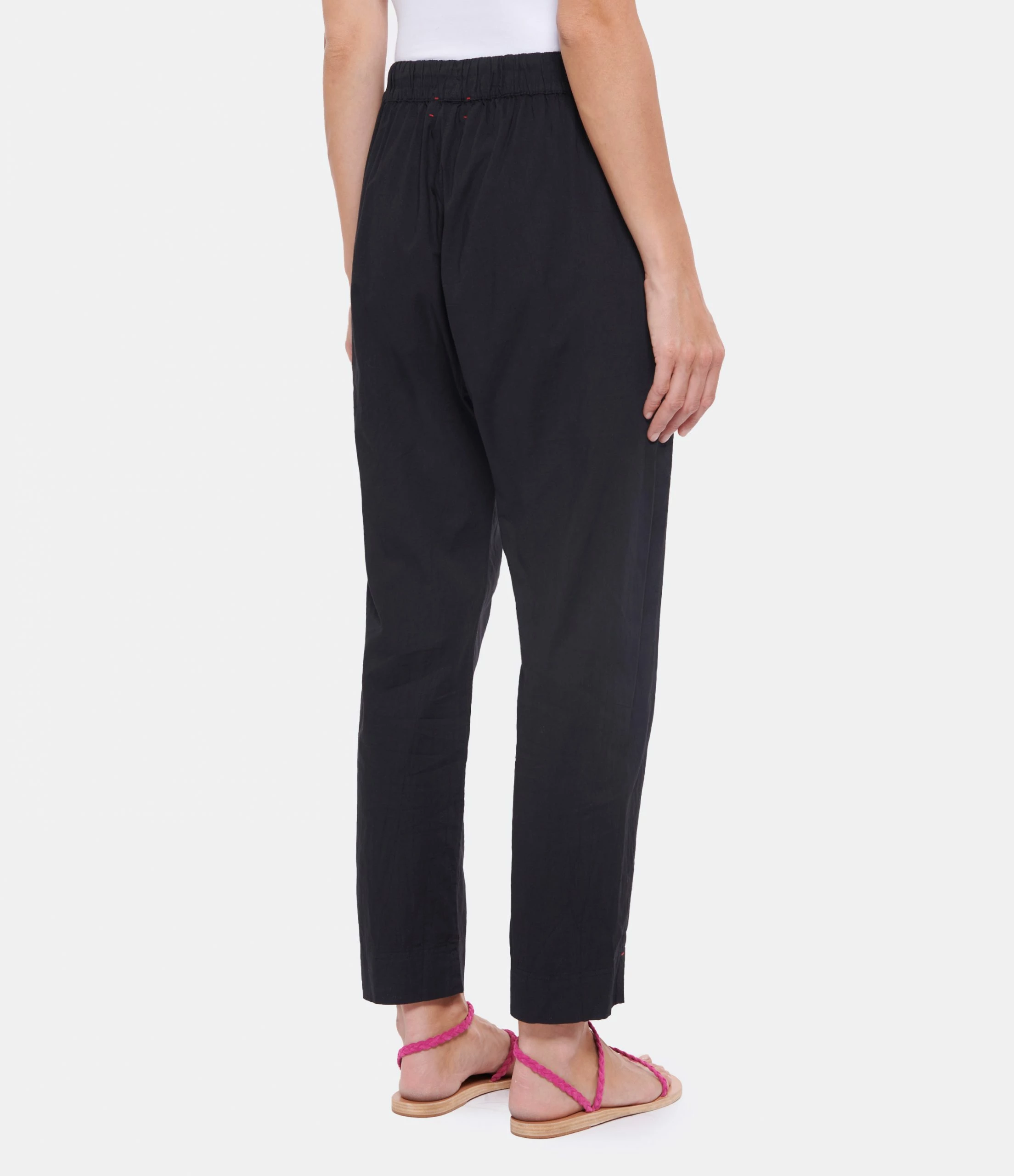 XIRENA Pantalon Fin Draper Coton Noir 4 XIRENA Pantalon Fin Draper Coton Noir - Image 4
