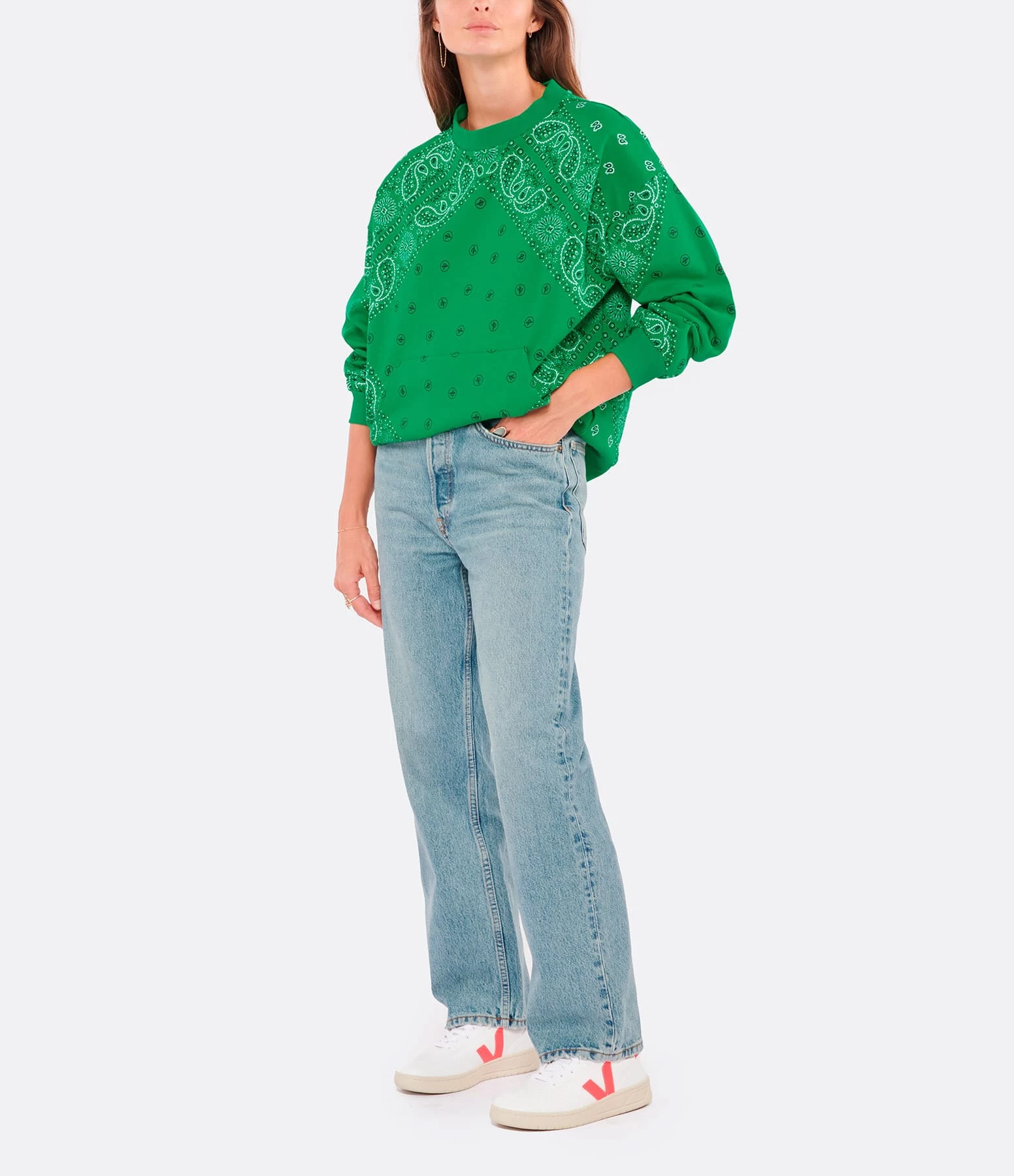 RE/DONE Jean 90s Crop Low Slung Denim Bleu 6 RE/DONE Jean 90s Crop Low Slung Denim Bleu - Image 6