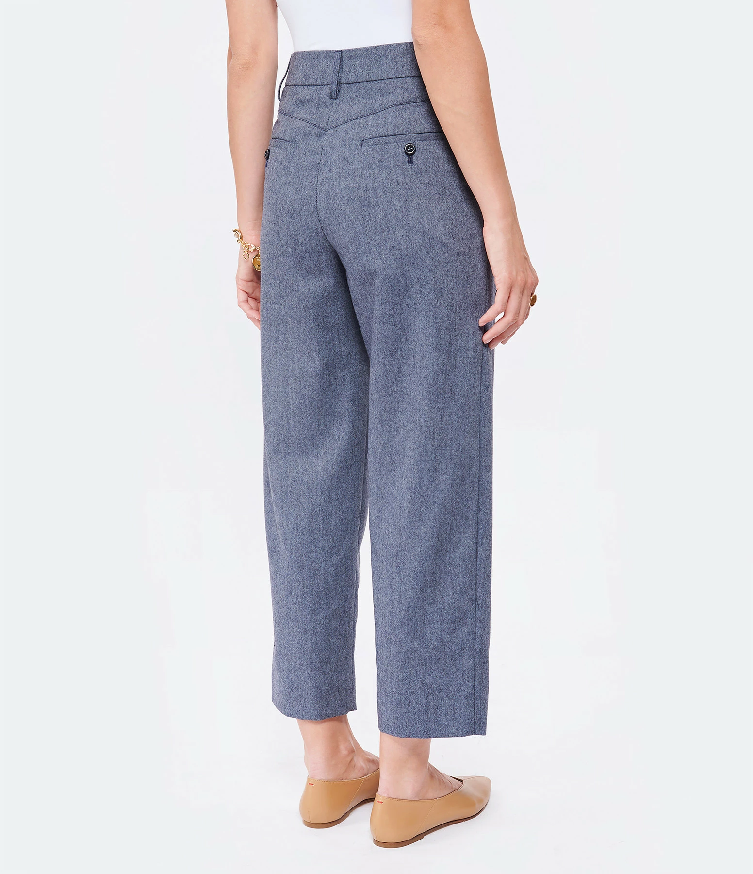 SEE BY CHLOE Pantalon Laine Bleu 5 SEE BY CHLOE Pantalon Laine Bleu - Image 5