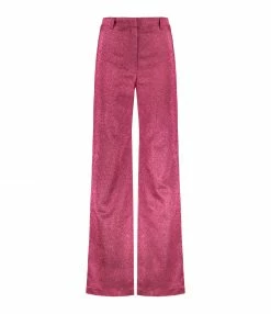 MODETROTTER Pantalon Marcus Fuchsia Paillettes