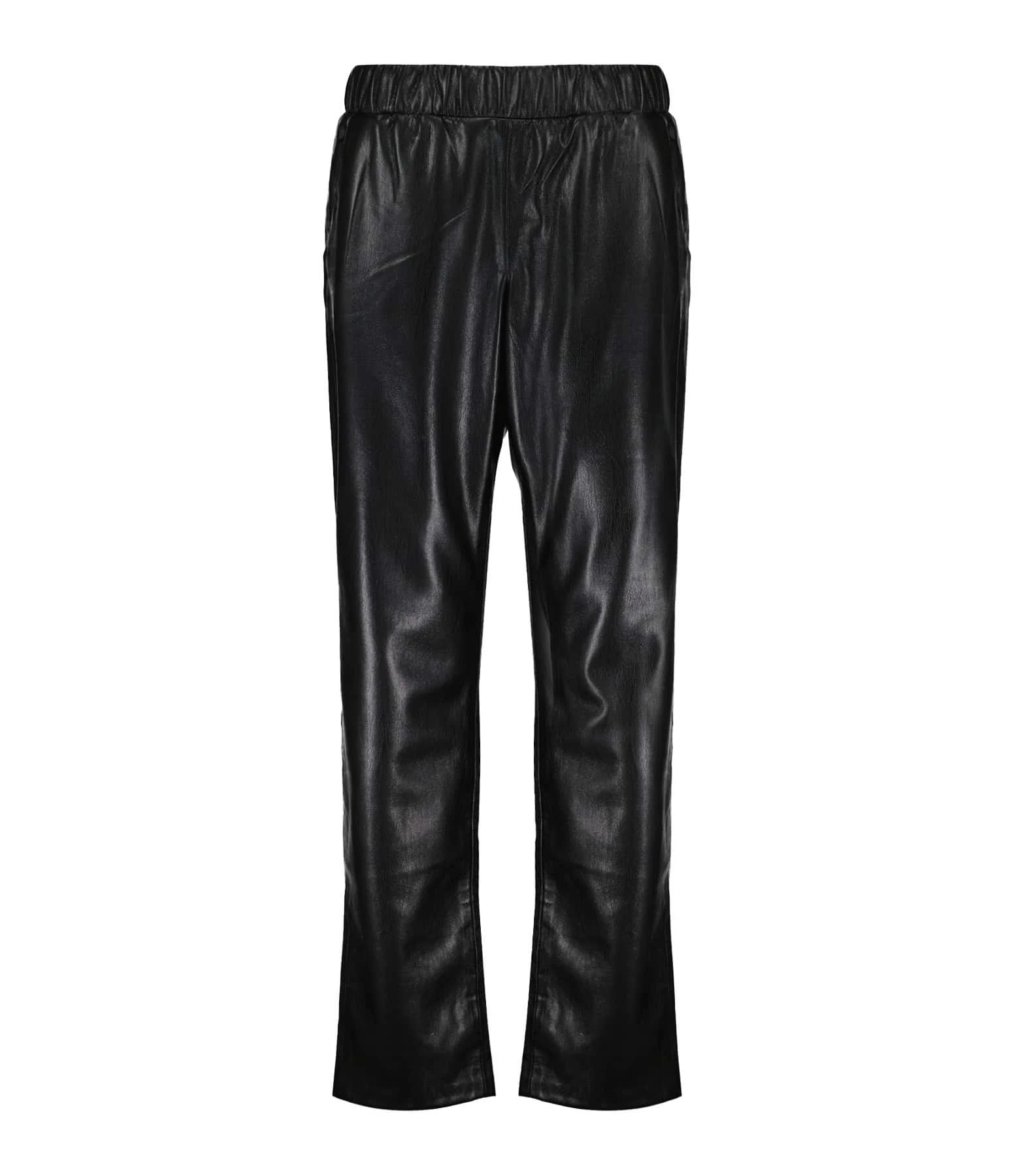 ANINE BING Pantalon Simili Cuir Noir 1 ANINE BING Pantalon Simili Cuir Noir