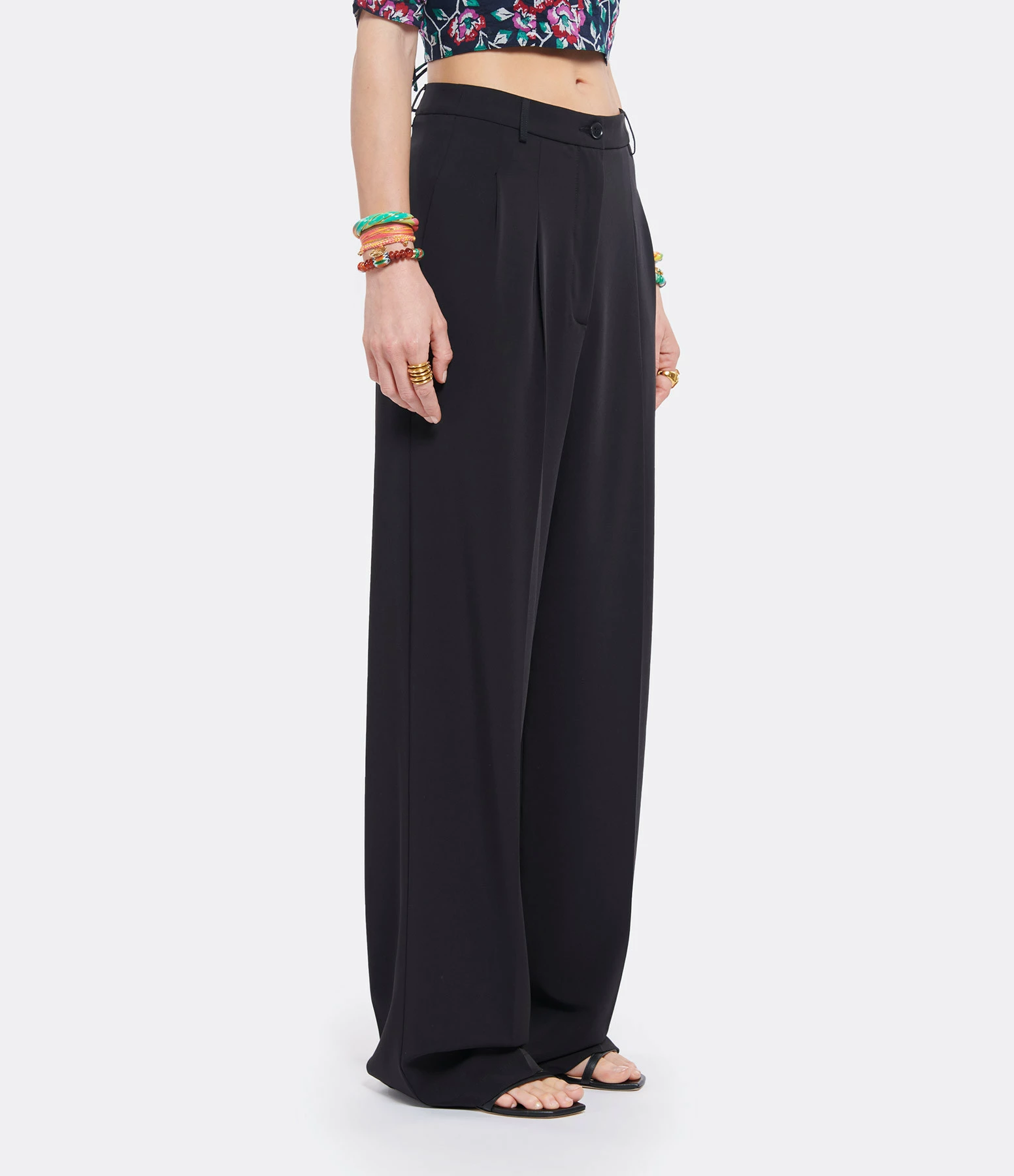 ROBERTO COLLINA Pantalon Noir 4 ROBERTO COLLINA Pantalon Noir - Image 4
