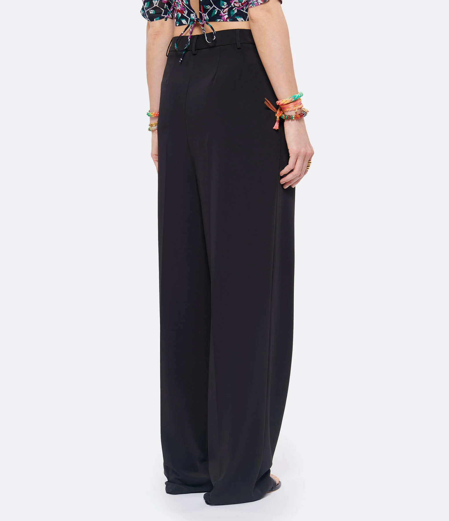ROBERTO COLLINA Pantalon Noir 5 ROBERTO COLLINA Pantalon Noir - Image 5