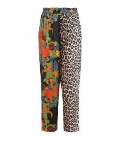 LA PRESTIC OUISTON Pantalon Boy Imprimé Panthère