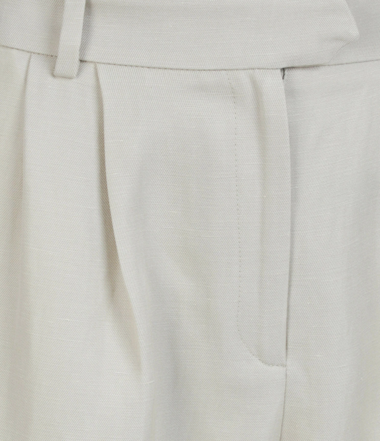 MAISON STANDARDS Pantalon Carotte Albin Lin Écru 2 MAISON STANDARDS Pantalon Carotte Albin Lin Écru - Image 2