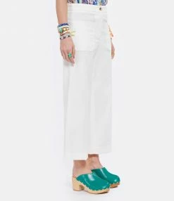 VANESSA BRUNO Pantalon Helias Coton Blanc -Boutique UGG unnamed file 2067