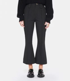 GANNI Pantalon Stretch Rayures Noir 6 GANNI Pantalon Stretch Rayures Noir -Boutique UGG unnamed file 2077