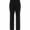 AMI PARIS Pantalon Flare Laine Noir