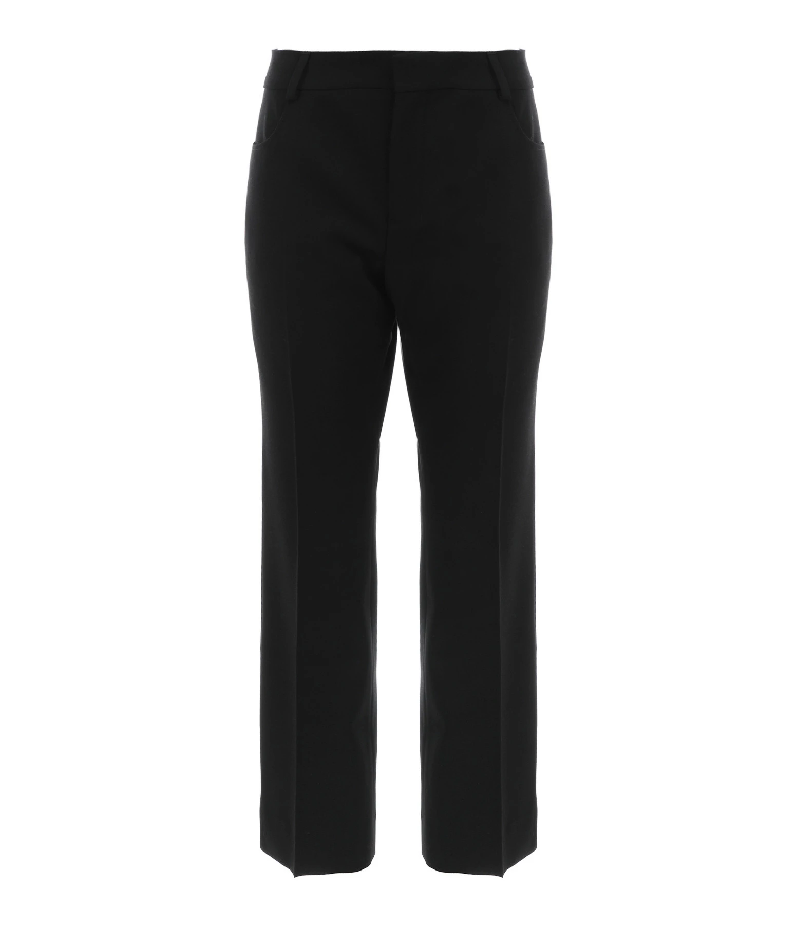 AMI PARIS Pantalon Flare Laine Noir 1 AMI PARIS Pantalon Flare Laine Noir