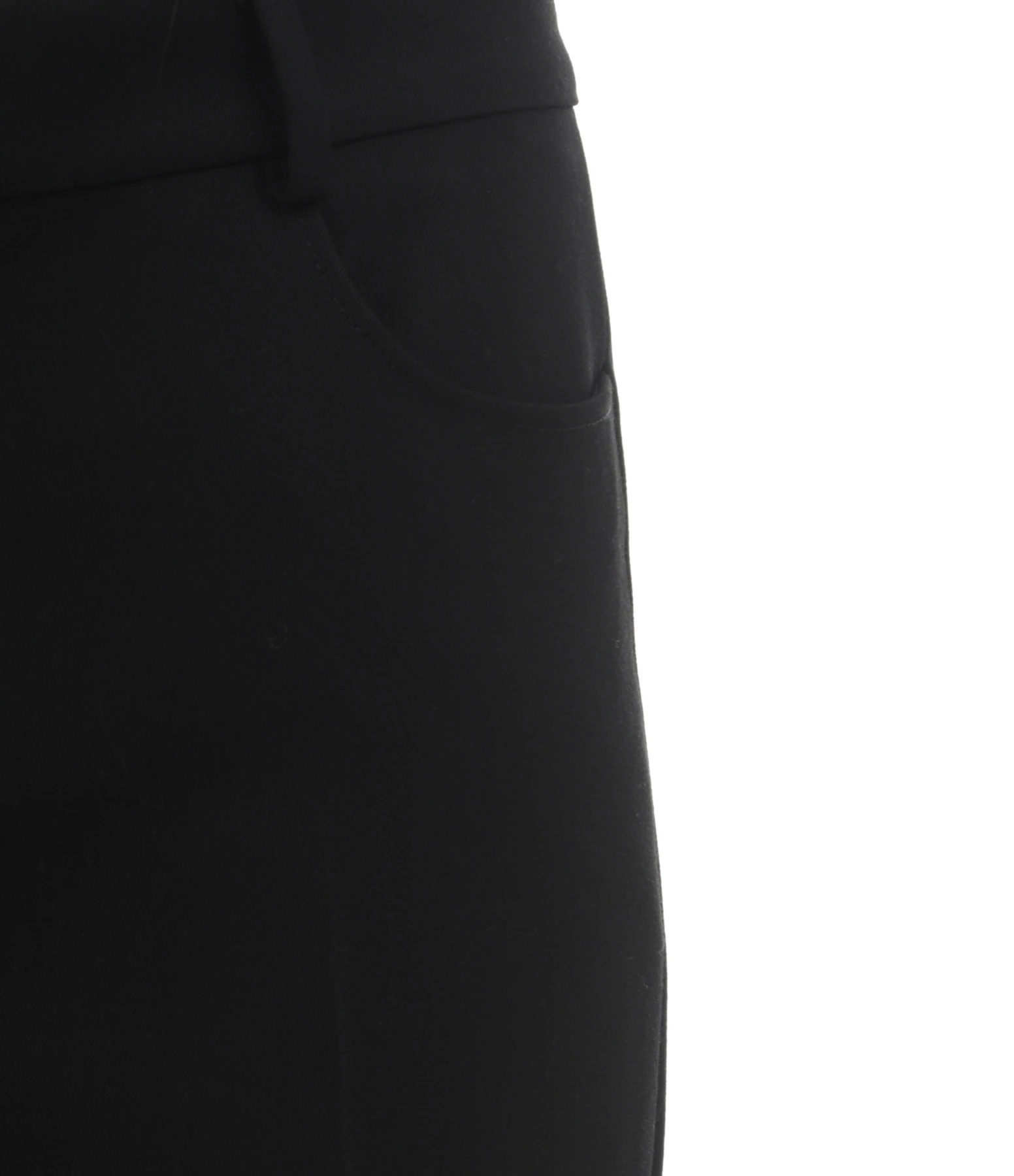AMI PARIS Pantalon Flare Laine Noir 2 AMI PARIS Pantalon Flare Laine Noir - Image 2