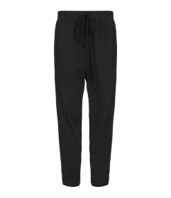 XIRENA Pantalon Fin Draper Coton Noir