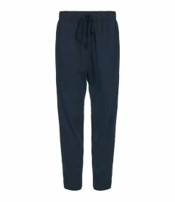 XIRENA Pantalon Fin Draper Coton Bleu Navy