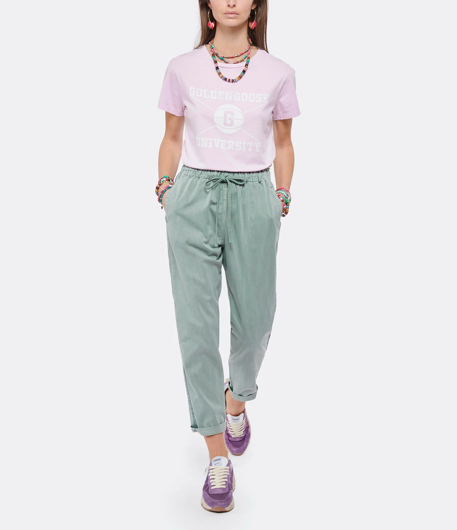 XIRENA Pantalon Rex Coton Vert Hazel 3 XIRENA Pantalon Rex Coton Vert Hazel - Image 3