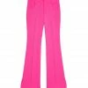 AMI PARIS Pantalon Flare Laine Vierge Fuchsia