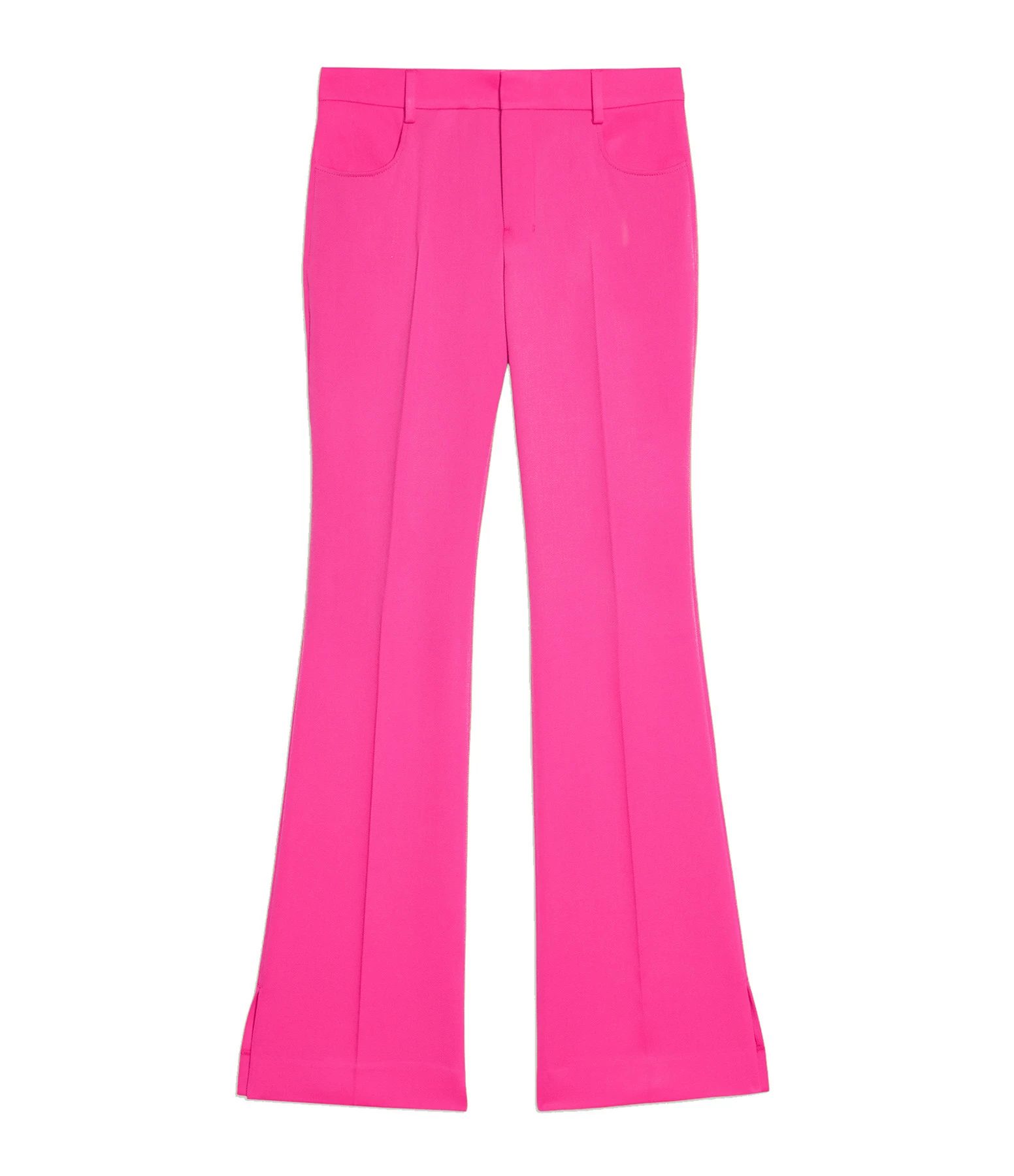 AMI PARIS Pantalon Flare Laine Vierge Fuchsia 1 AMI PARIS Pantalon Flare Laine Vierge Fuchsia