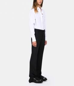 AMI PARIS Pantalon Flare Laine Vierge Noir 9 AMI PARIS Pantalon Flare Laine Vierge Noir -Boutique UGG unnamed file 2145