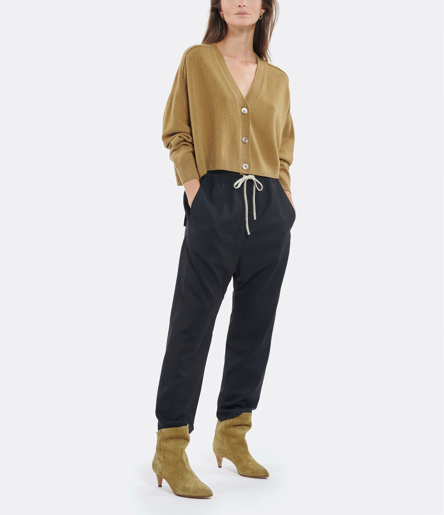 NILI LOTAN Pantalon Aida Laine Noir 3 NILI LOTAN Pantalon Aida Laine Noir - Image 3