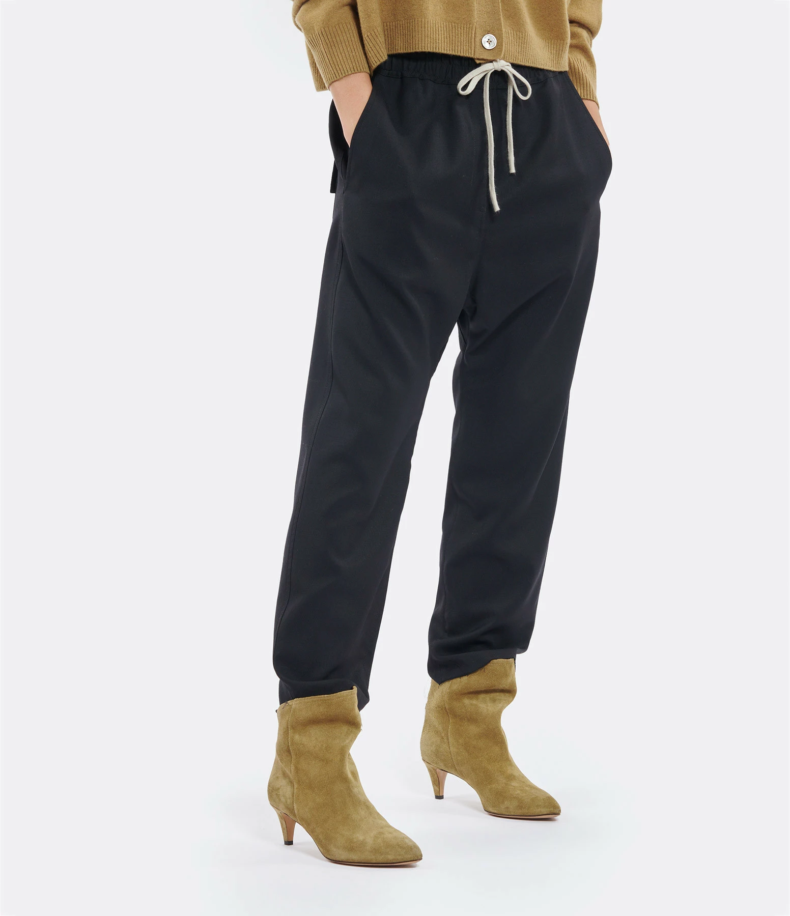 NILI LOTAN Pantalon Aida Laine Noir 4 NILI LOTAN Pantalon Aida Laine Noir - Image 4