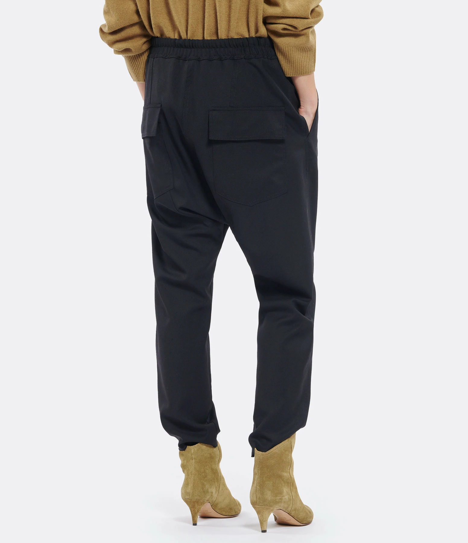 NILI LOTAN Pantalon Aida Laine Noir 5 NILI LOTAN Pantalon Aida Laine Noir - Image 5