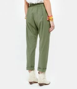 XIRENA Pantalon Fin Draper Coton Vert Olive 9 XIRENA Pantalon Fin Draper Coton Vert Olive -Boutique UGG unnamed file 2205