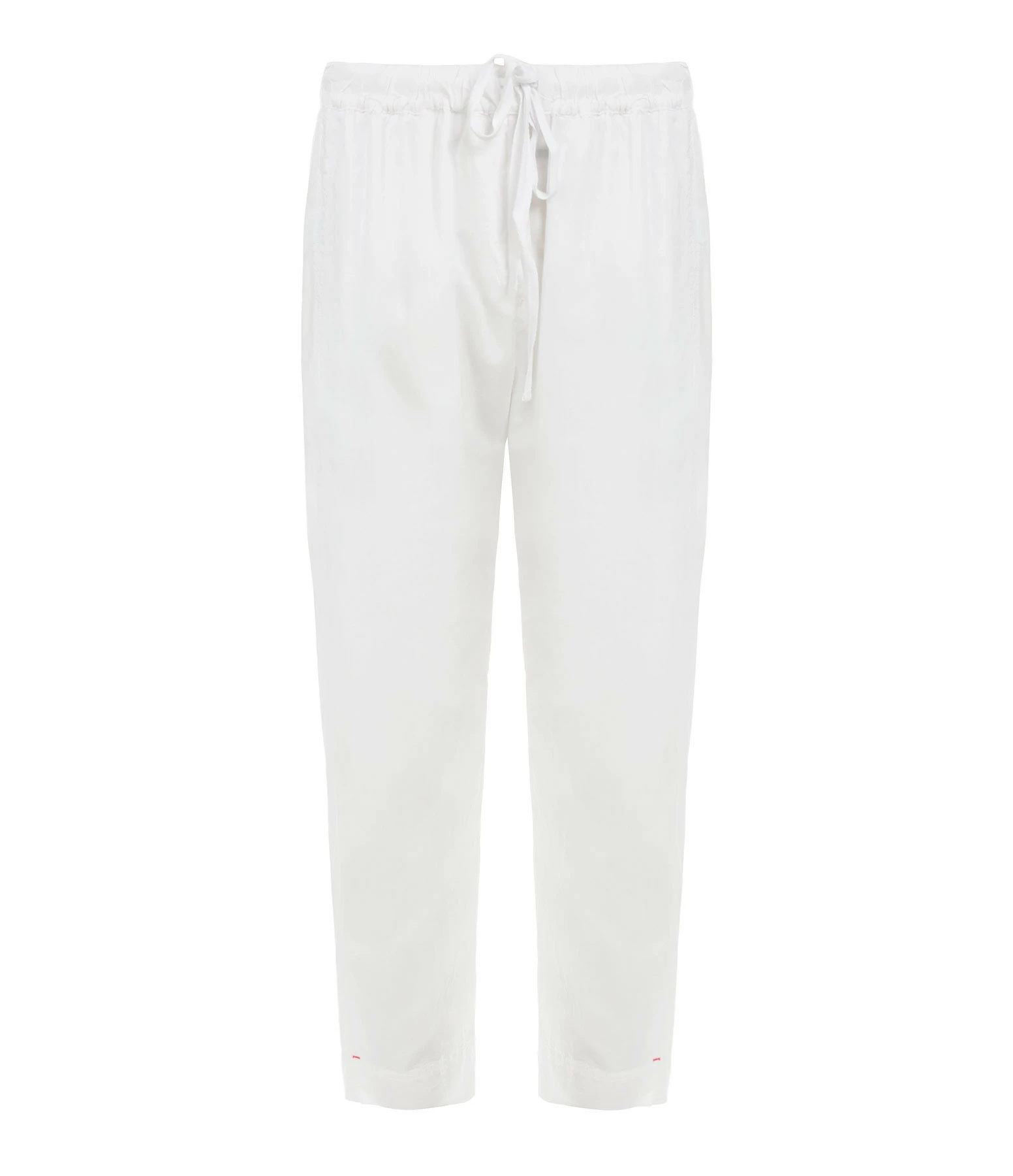 XIRENA Pantalon Fin Draper Coton Blanc 1 XIRENA Pantalon Fin Draper Coton Blanc