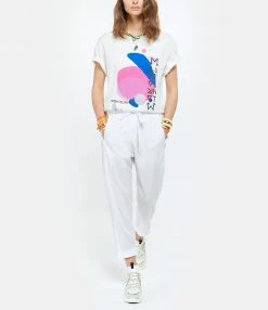 XIRENA Pantalon Fin Draper Coton Blanc 7 XIRENA Pantalon Fin Draper Coton Blanc -Boutique UGG unnamed file 2208