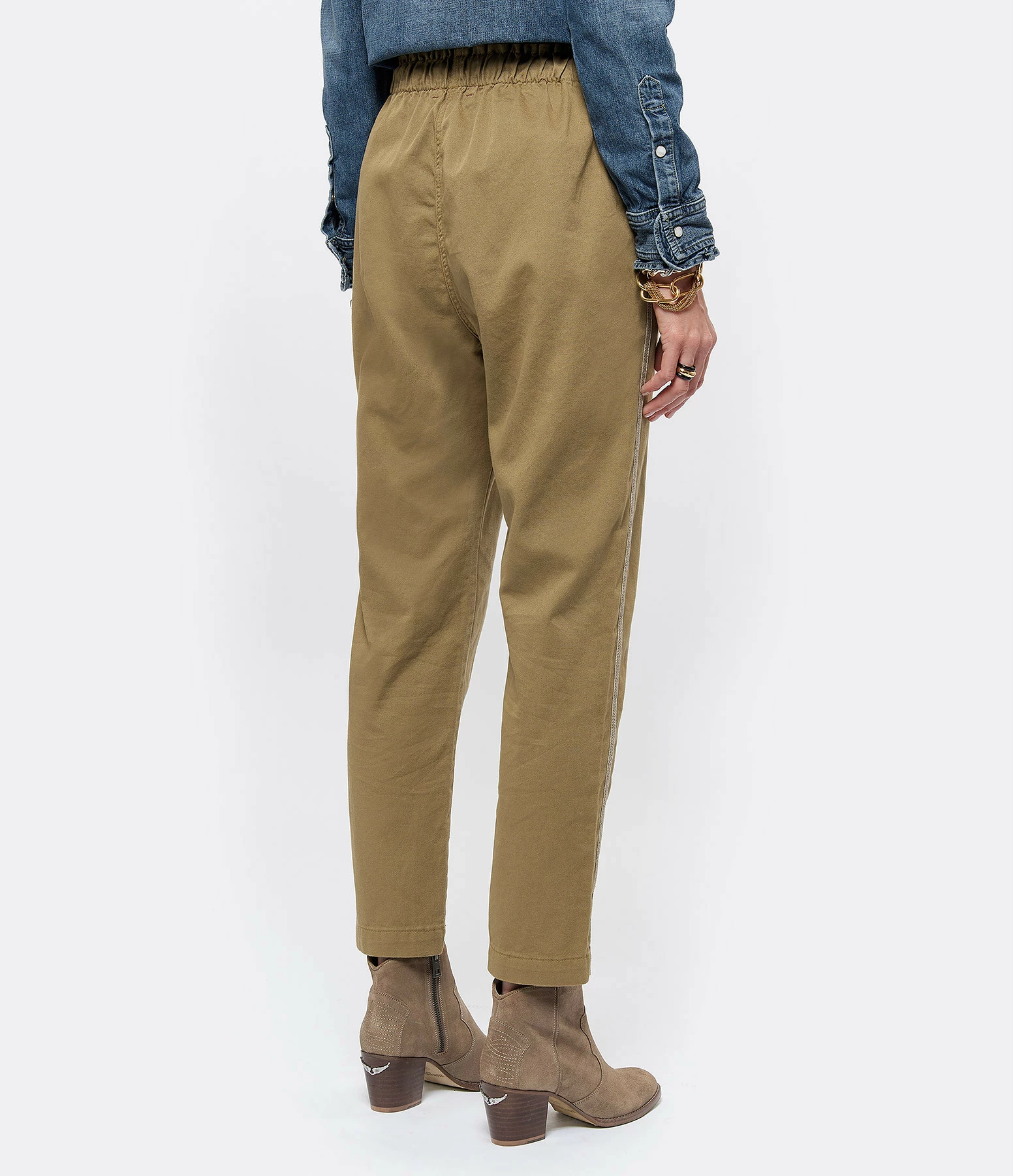 XIRENA Pantalon Rex Coton Kaki 5 XIRENA Pantalon Rex Coton Kaki - Image 5