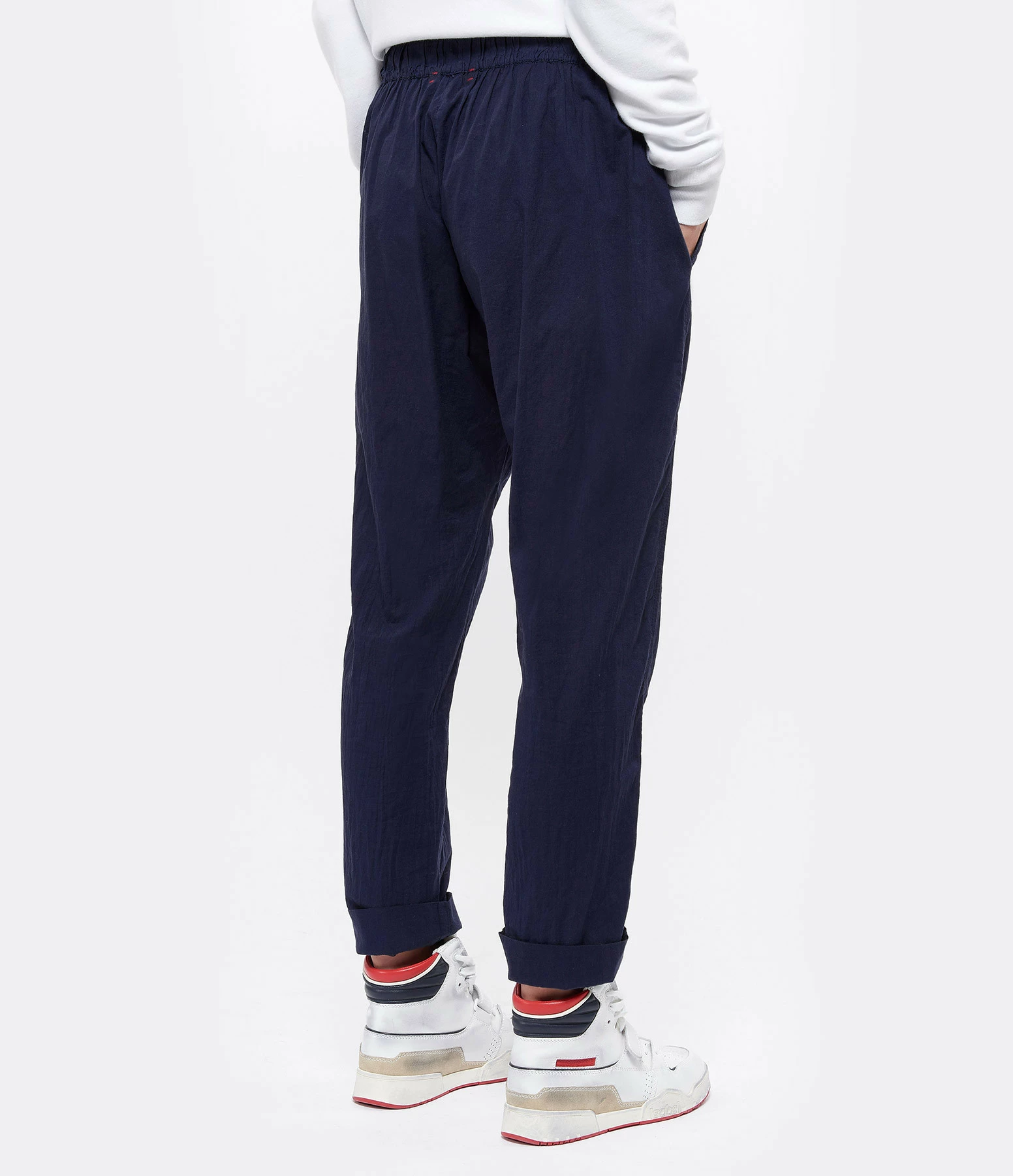 XIRENA Pantalon Fin Draper Coton Navy 5 XIRENA Pantalon Fin Draper Coton Navy - Image 5