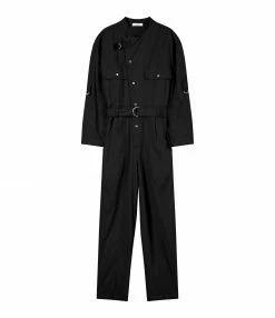 ISABEL MARANT ÉTOILE Combinaison Kendra Coton Noir Délavé