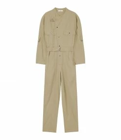 ISABEL MARANT ÉTOILE Combinaison Kendra Coton Kaki Clair