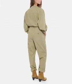 ISABEL MARANT ÉTOILE Combinaison Kendra Coton Kaki Clair -Boutique UGG unnamed file 2301