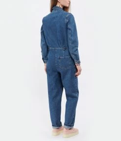 A.P.C. Combinaison Claire Denim Bleu Indigo Délavé -Boutique UGG unnamed file 2321