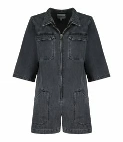 MODETROTTER Combishort Elvire Coton Gris